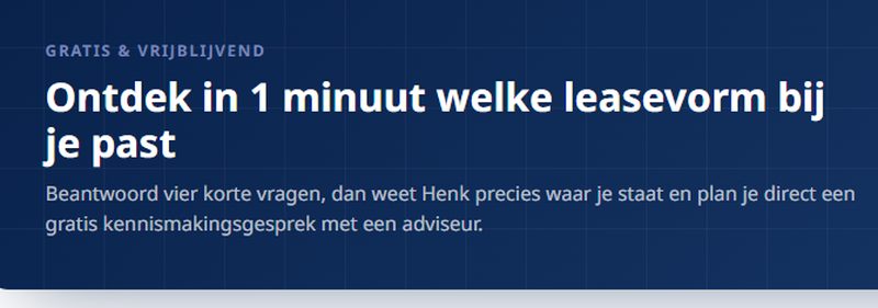 De gratis check van vier vragen